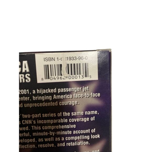 CNN America Remembers VHS 2002 September 11 Documentary Vintage Video Tape - Picture 3 of 5